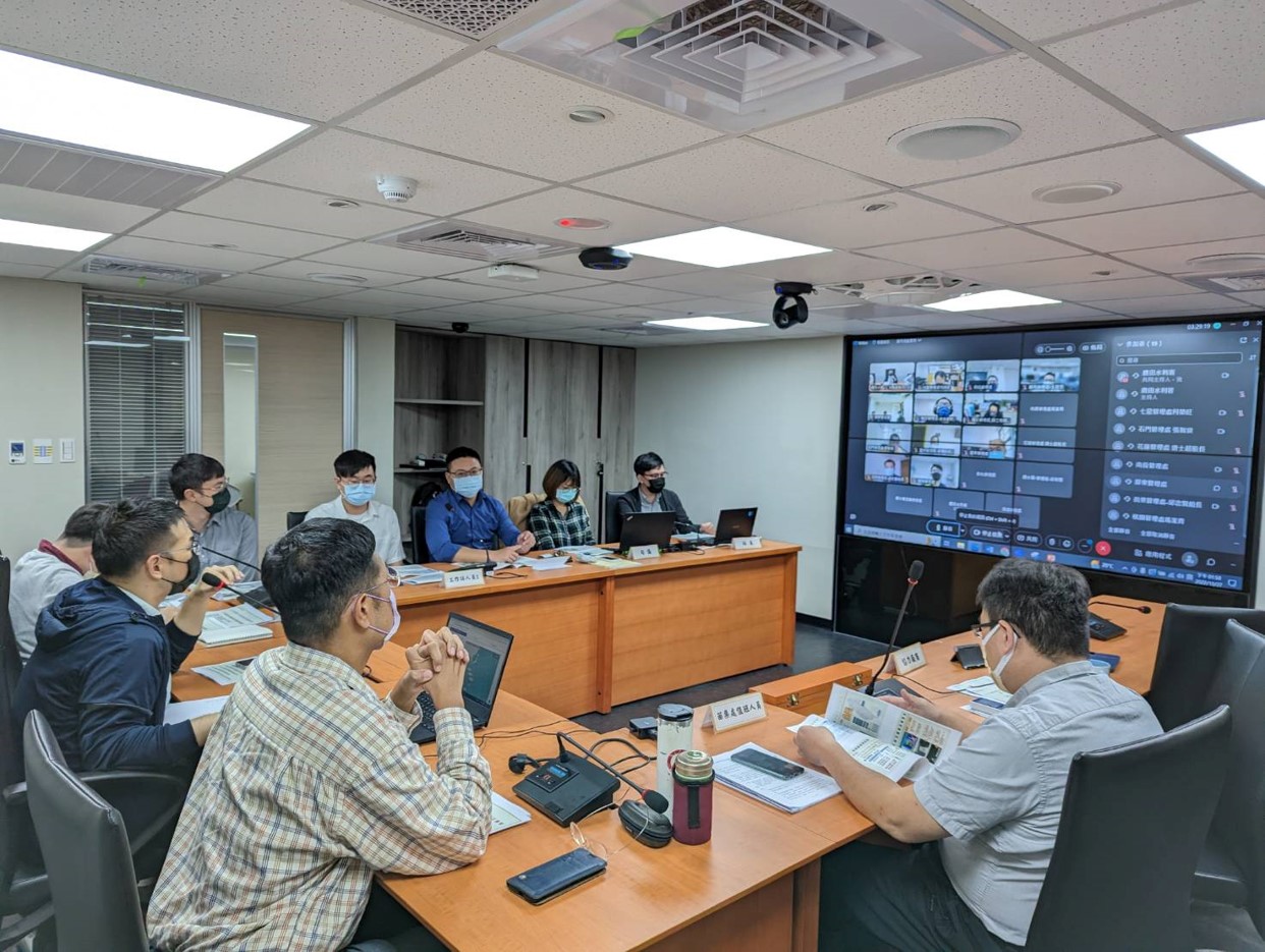 本署與各管理處進行災防整備視訊會議