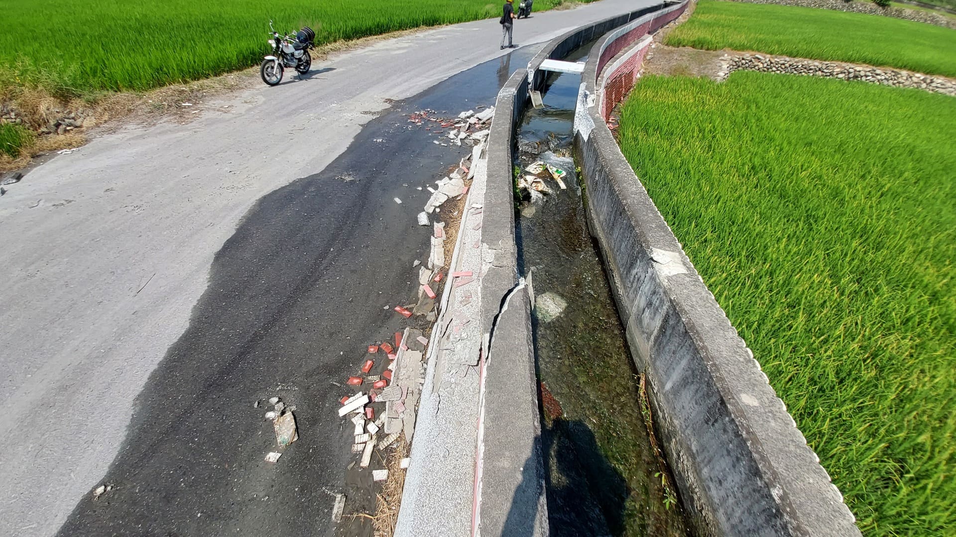 農田灌溉排水渠道損壞情形（臺東）