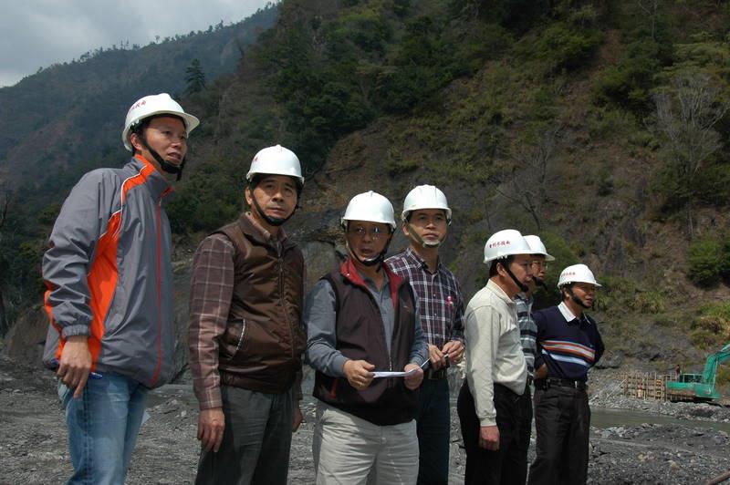 能高大圳工程視察
