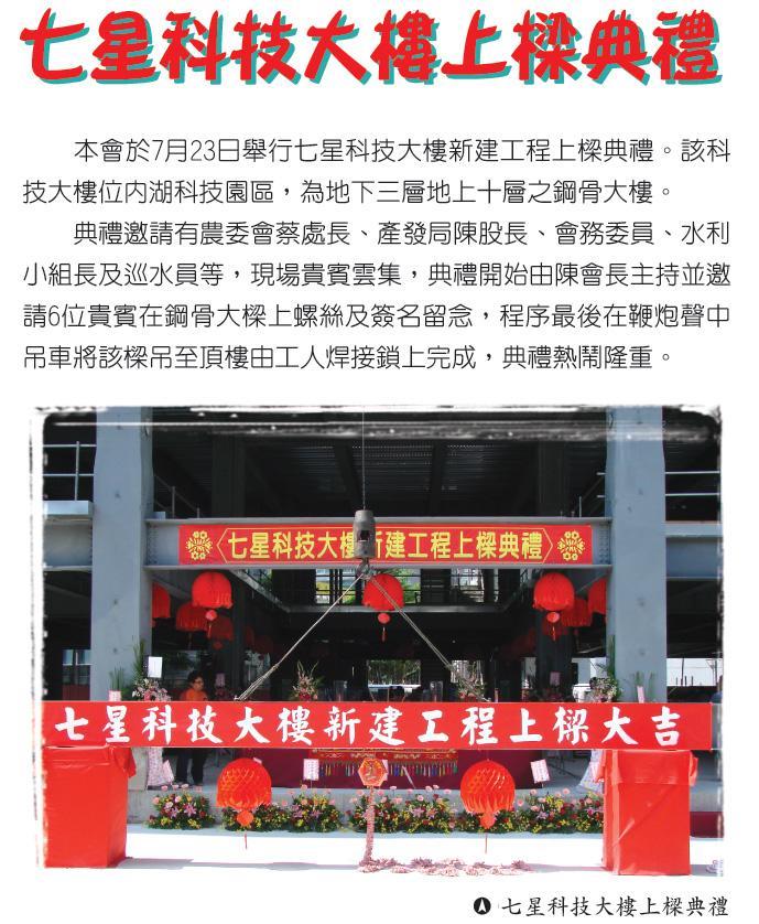 七星科技大樓上樑典禮