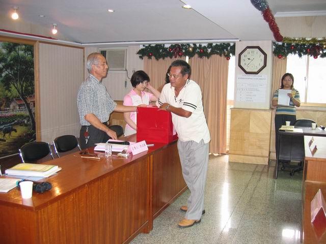 第二屆直選會長暨會務委員選舉候選人號次抽籤