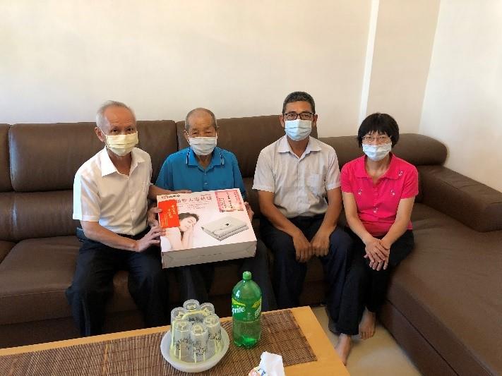 重陽佳節探訪水利百歲人瑞