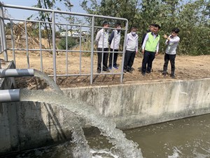 3.陳吉仲主委視察嘉南地區春季雜作抗旱灌溉整備情形