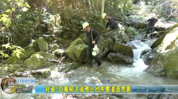 花蓮管理處 耗資5百萬解決瑞穗台地茶園灌溉問題