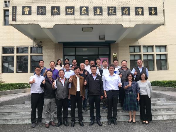 行政院農業委員會陳主任委員吉仲率農田水利署蔡昇甫署長訪視本處
