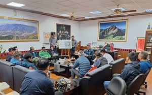 於信義鄉公所協調羅娜地區灌溉系統工程事宜