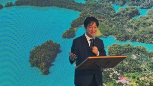 圖2、賴總統在致詞表示，身為總統，代表國家跟政府，衷心感謝八田技師的貢獻