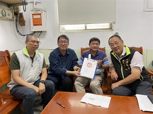 圖1-農水署及下營區公所媒合優良廠商-簡易契約程序簡便