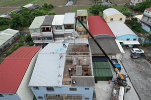 圖4、已簽約受災戶優良廠商快速進場施工