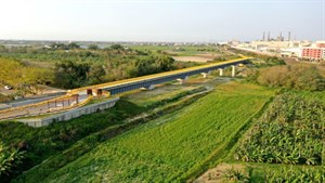 圖1、朴子溪渡槽全景