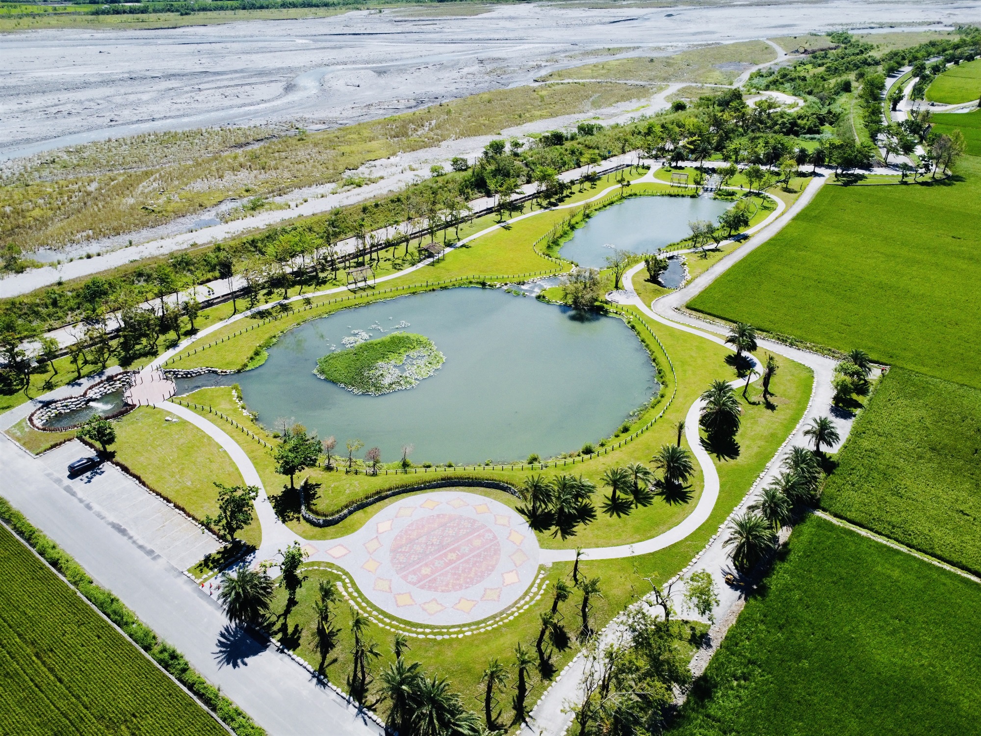 東明排水調蓄池空拍照