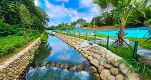 圖2 東興圳幹線砌石段圳路主體及隙地空間活化