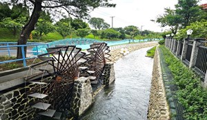 圖4 東興圳幹線水車引水灌溉營造農業智慧傳承場域