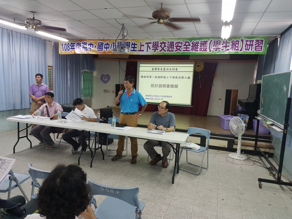 本會辦理頓物埤第一秋期幹線上下游段治理工程，本會派管理組呂組長主持