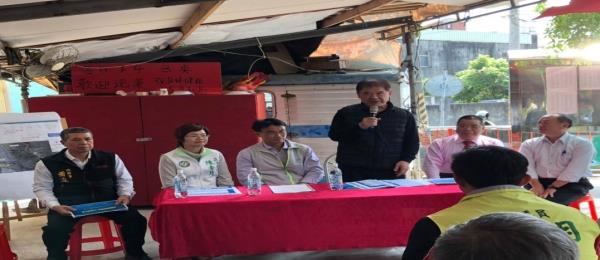 農業委員會主任委員視察彰化縣八堡一、二圳改善工程