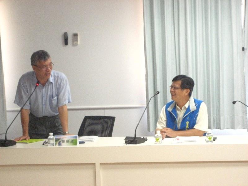 農委會長官蒞臨台東水利會進行105年度業務檢查
