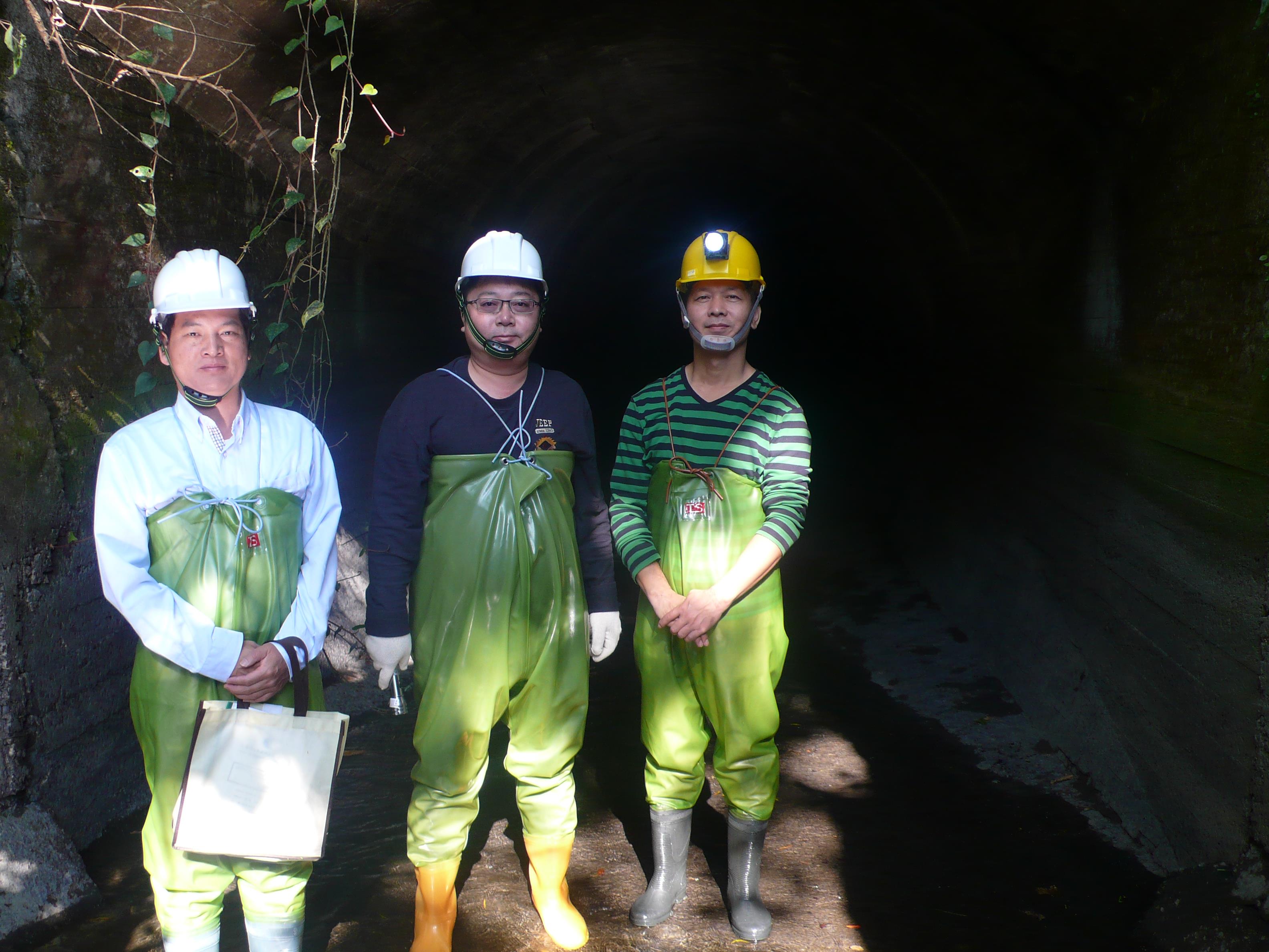 石門大圳員樹林隧道修補現勘