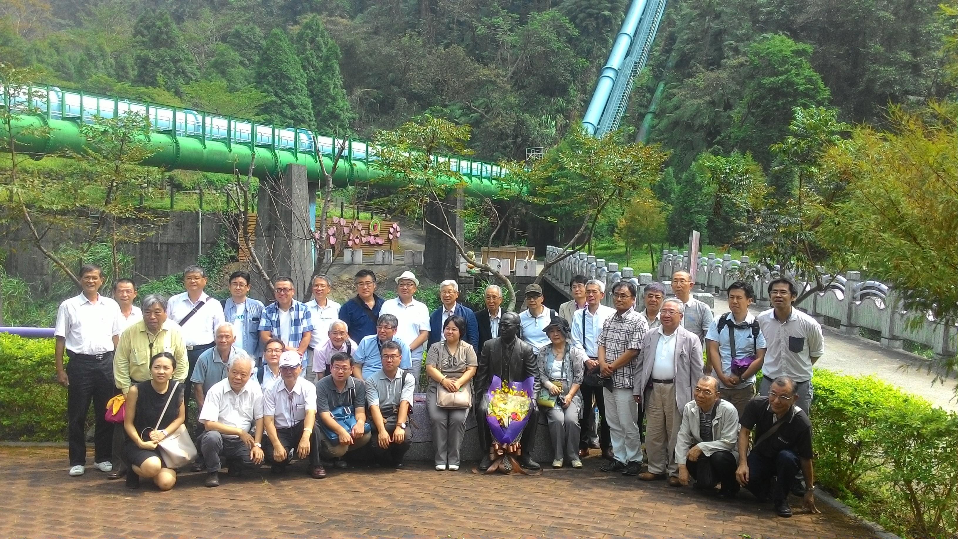 日本北海道土地改良設計協會訪問團參訪白冷圳