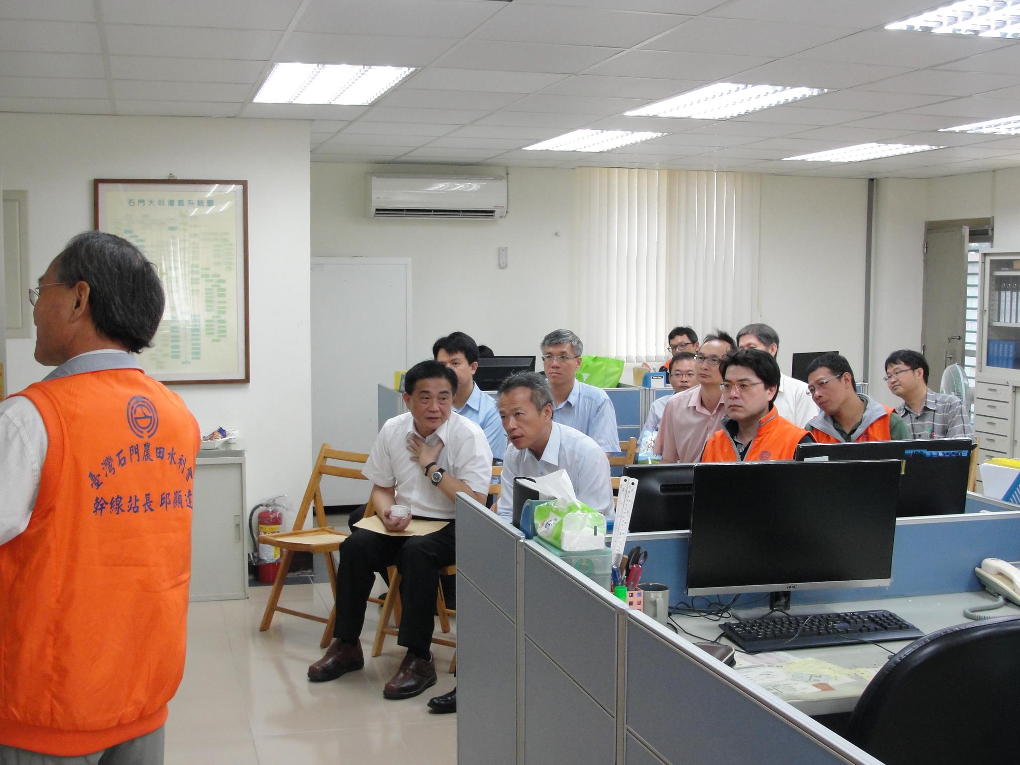行政院農業委員會翁副主任委員章梁蒞臨本會視察